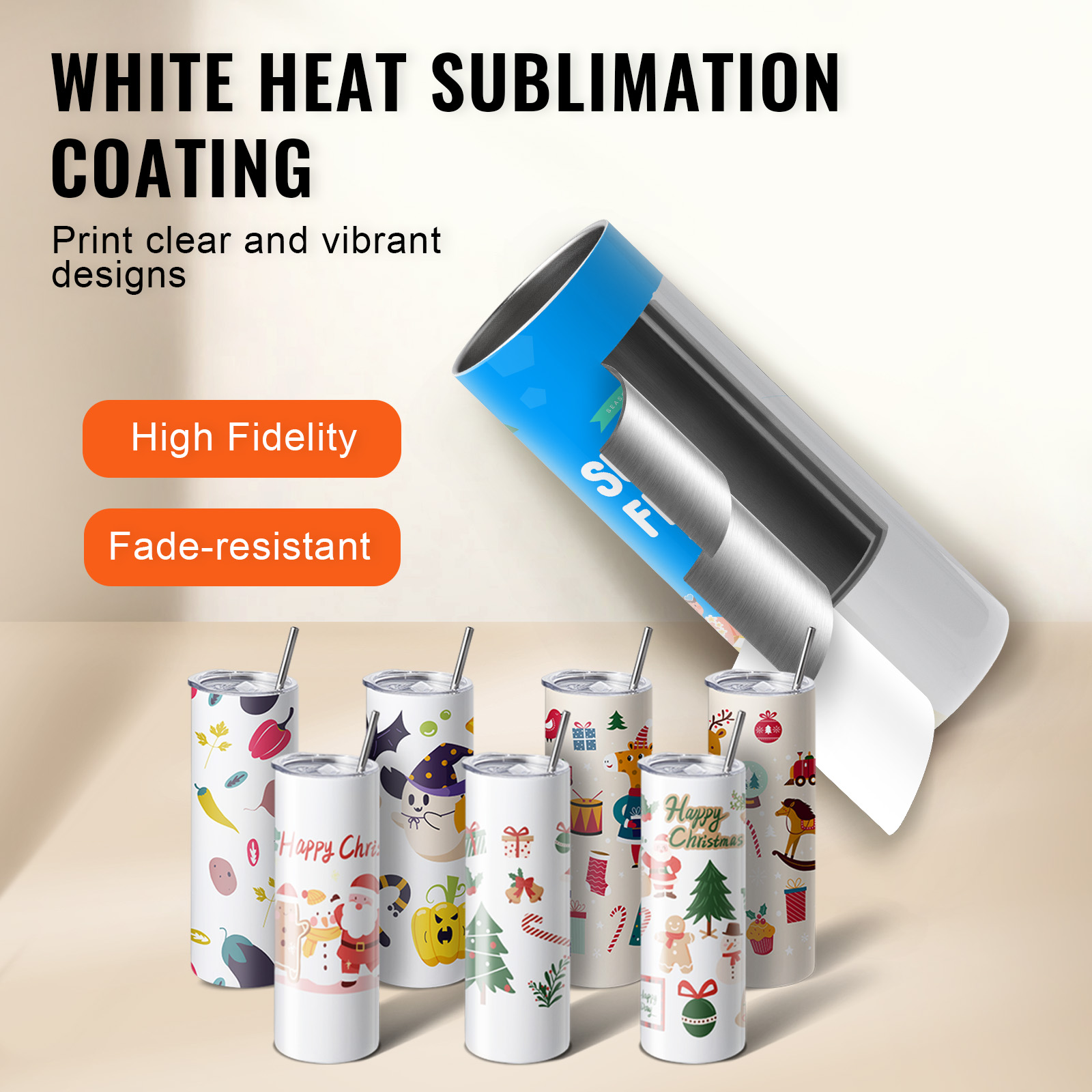 SucceBuy 8/12/14/16/24/50 Buah - Sublimation Mug White ulasan dan harga